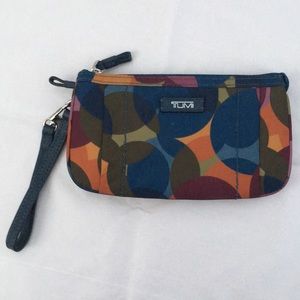Tumi Nylon Multicolors Wristlet